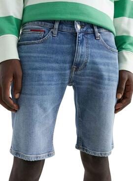 Bermudas Tommy Jeans Scanton Blu per Uomo