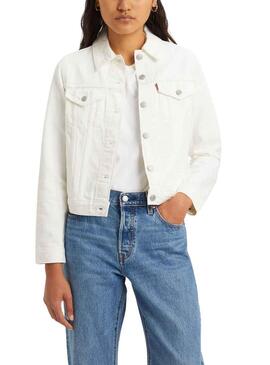 Giubbotto Levis Original Bianco per Donna