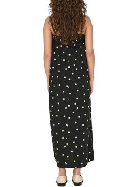 Vestito Only Mia Dots Nero per Donna