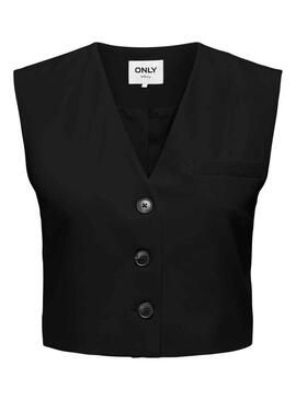 Gilet Only Abba Nero per Donna