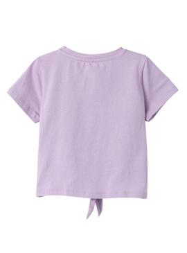 T-Shirt Name It Joma Morado per Bambina