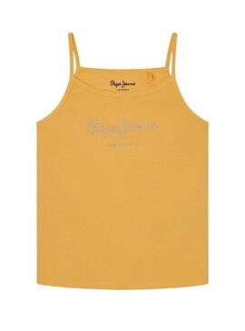 Top Pepe Jeans Anastasia Giallo per Bambina