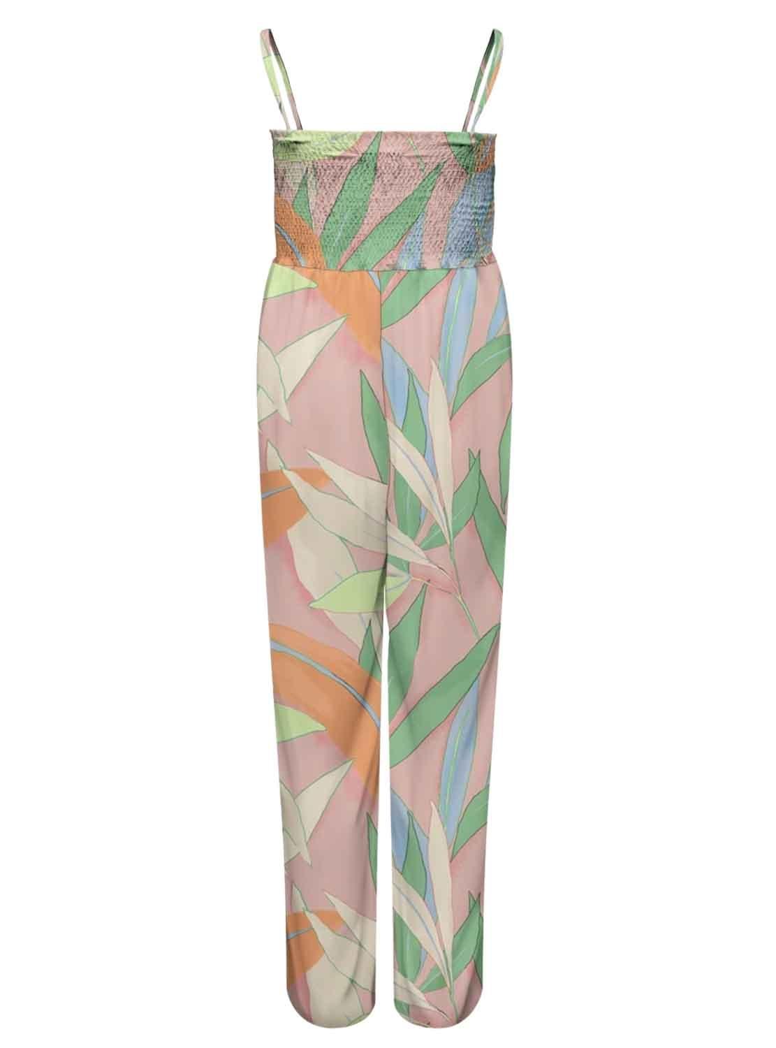 Jumpsuit Only Alma Life Poly Bianca Rosa per Donna