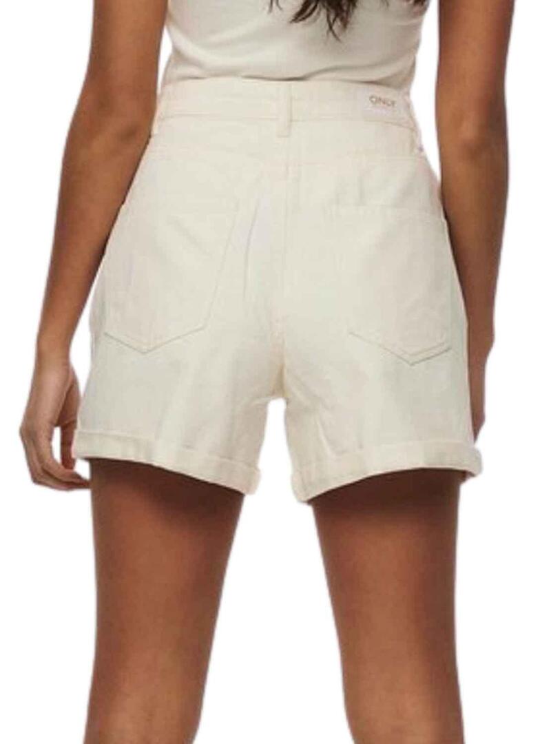 Short Only Vega Mamma Beige per Donna