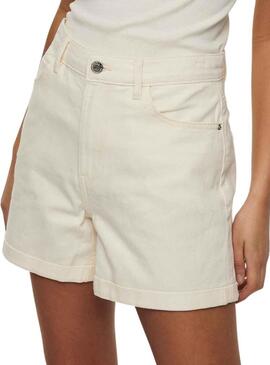 Short Only Vega Mamma Beige per Donna