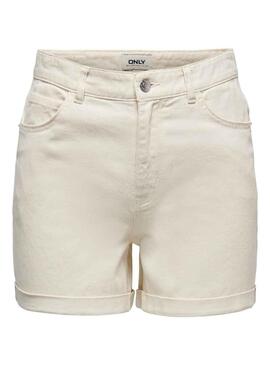 Short Only Vega Mamma Beige per Donna