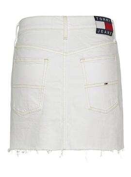 Gonna Tommy Hilfiger Izzie Mini Bianco per Donna