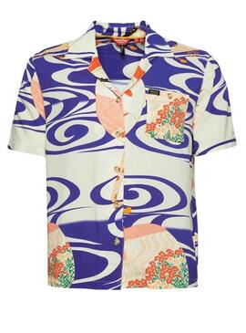 Camicia Superdry Beach Resort Morado per Uomo