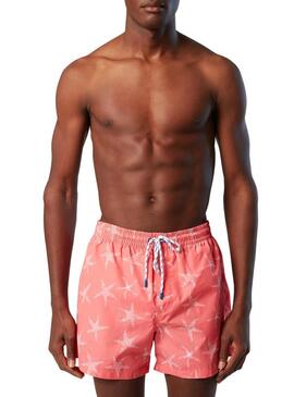 Costume da bagno North Sails Volley Corallo per Uomo