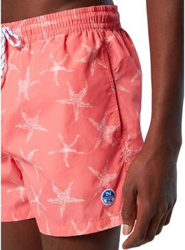 Costume da bagno North Sails Volley Corallo per Uomo