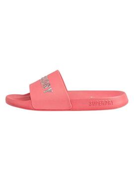 Flip flops Superdry Code Logo Rosa per Donna