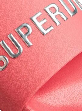 Flip flops Superdry Code Logo Rosa per Donna