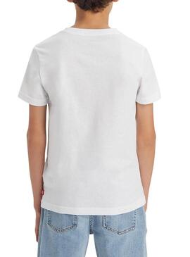 T-Shirt Levis 501 Bianco per Bambino