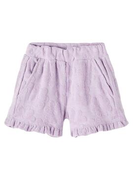 Short Name It Jenny Shorts Lila per Bambina