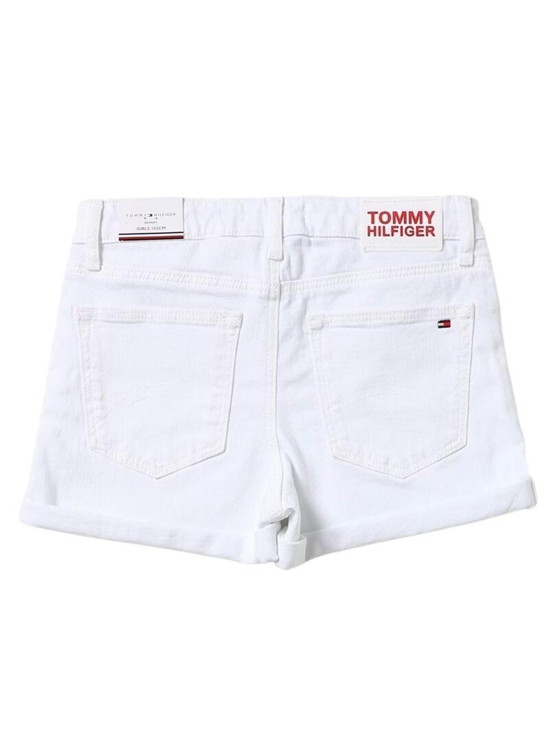 Short Tommy Hilfiger Nora Bianco per Bambina