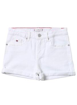 Short Tommy Hilfiger Nora Bianco per Bambina