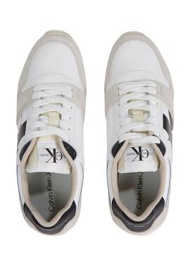 Sneakers Calvin Klein Toothy Run Bianco Donna