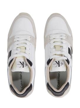 Sneakers Calvin Klein Toothy Run Bianco Donna