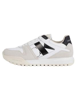 Sneakers Calvin Klein Toothy Run Bianco Donna