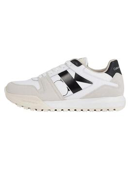 Sneakers Calvin Klein Toothy Run Bianco Donna