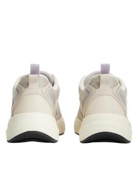 Sneakers Calvin Klein Mesh Beige per Donna