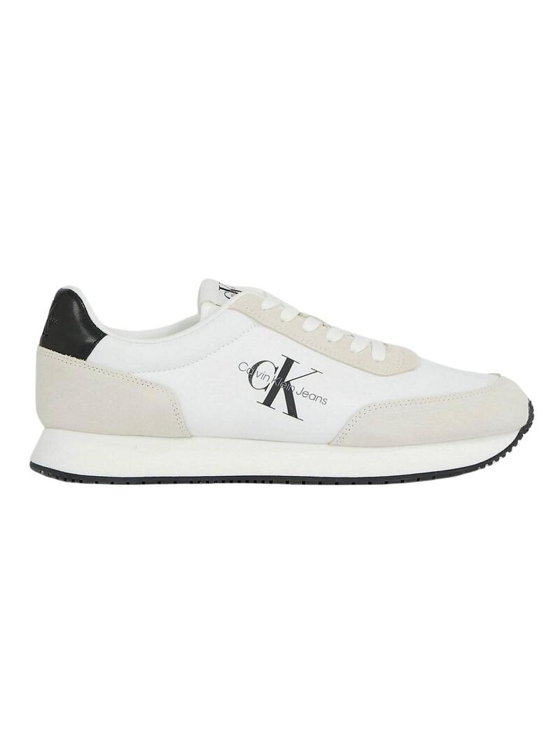 Sneakers Calvin Klein Retro Runner Bianco Uomo