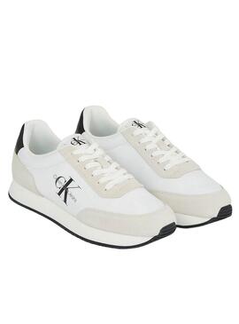 Sneakers Calvin Klein Retro Runner Bianco Uomo