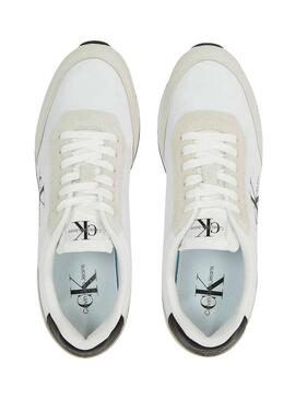 Sneakers Calvin Klein Retro Runner Bianco Uomo