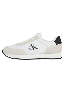 Sneakers Calvin Klein Retro Runner Bianco Uomo