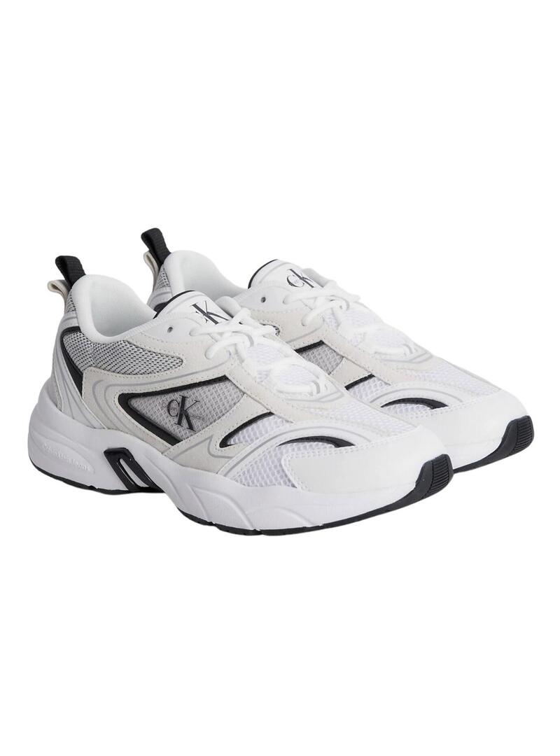 Sneakers Calvin Klein Basket Bianco per Donna