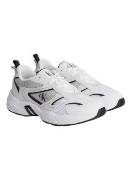 Sneakers Calvin Klein Basket Bianco per Donna