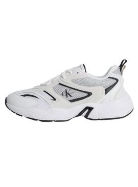 Sneakers Calvin Klein Basket Bianco per Donna