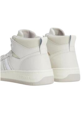 Sneakers Tommy Jeans Basket Beige per Donna