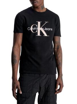 T-Shirt Calvin Klein Seasonal Nero per Uomo