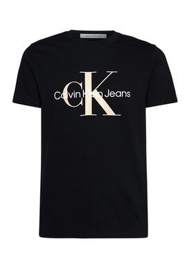 T-Shirt Calvin Klein Seasonal Nero per Uomo