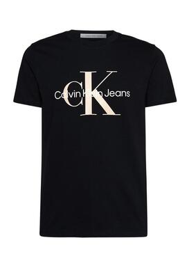 T-Shirt Calvin Klein Seasonal Nero per Uomo