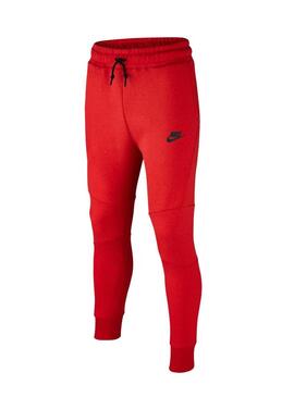 Pantaloni Nike Tech Fleece Rosso