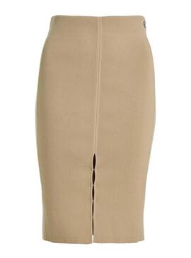 Gonna Calvin Klein Hook Beige per Donna