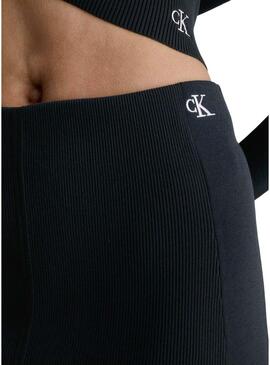 Gonna Calvin Klein Hook Nero per Donna