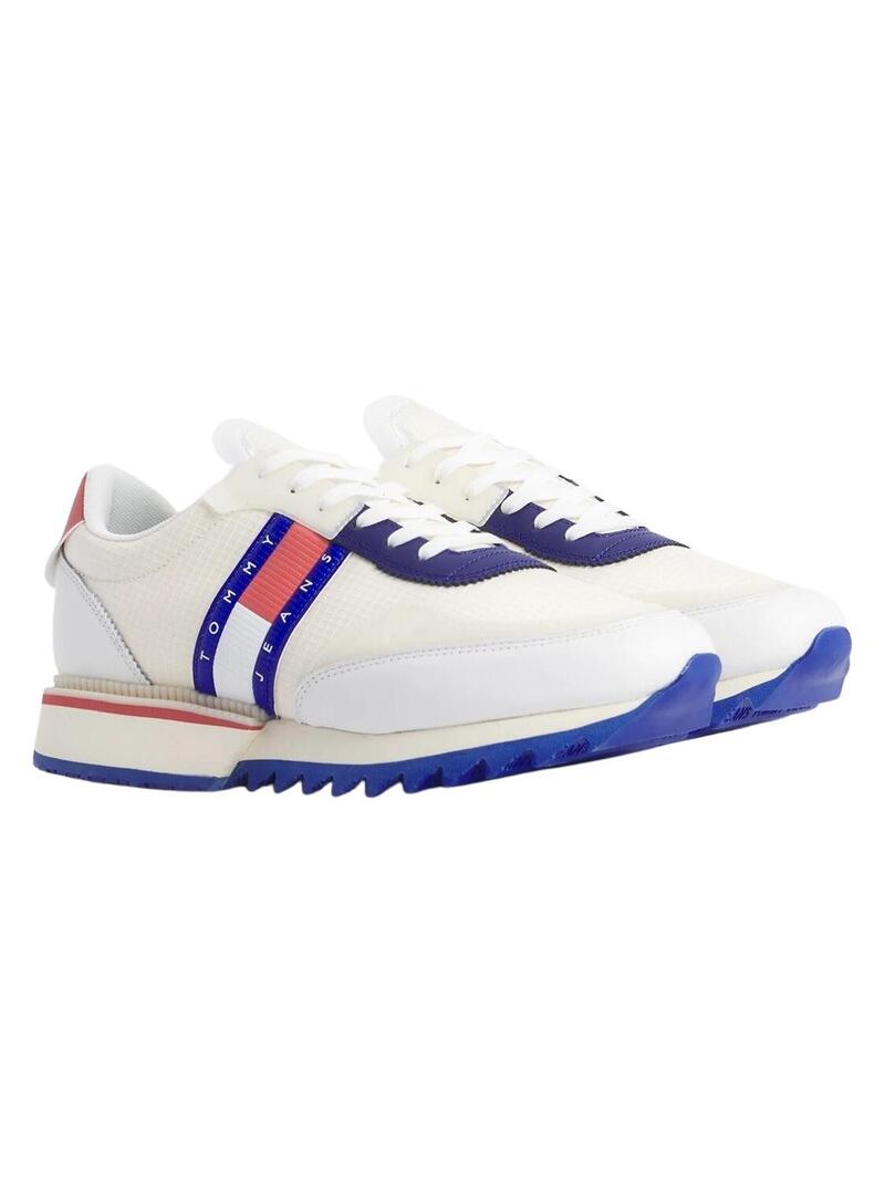 Sneakers Tommy Jeans Runner Bianco per Uomo