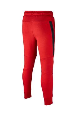 Pantaloni Nike Tech Fleece Rosso