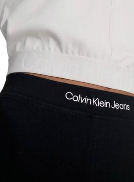 Shorts Calvin Klein Institutional Nero per Donna