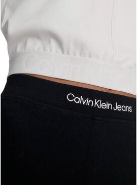 Shorts Calvin Klein Institutional Nero per Donna