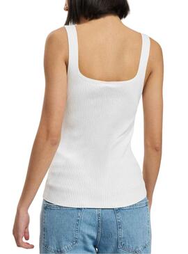 Top Only Lula Bianco per Donna
