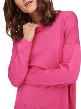 Pullover Only Meddi Rosa per Donna