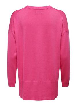 Pullover Only Meddi Rosa per Donna