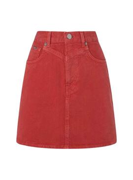 Gonna Pepe Jeans Rachele Rosso per Donna