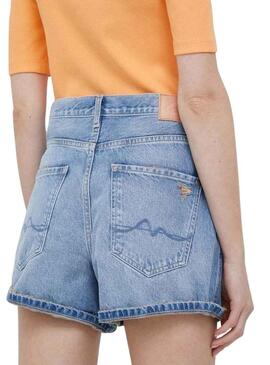 Shorts Pepe Jeans Rachele Blu per Donna