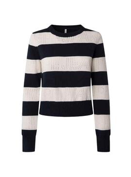 Pullover Pepe Jeans Francesca Strisce per Donna