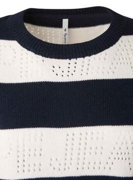 Pullover Pepe Jeans Francesca Strisce per Donna